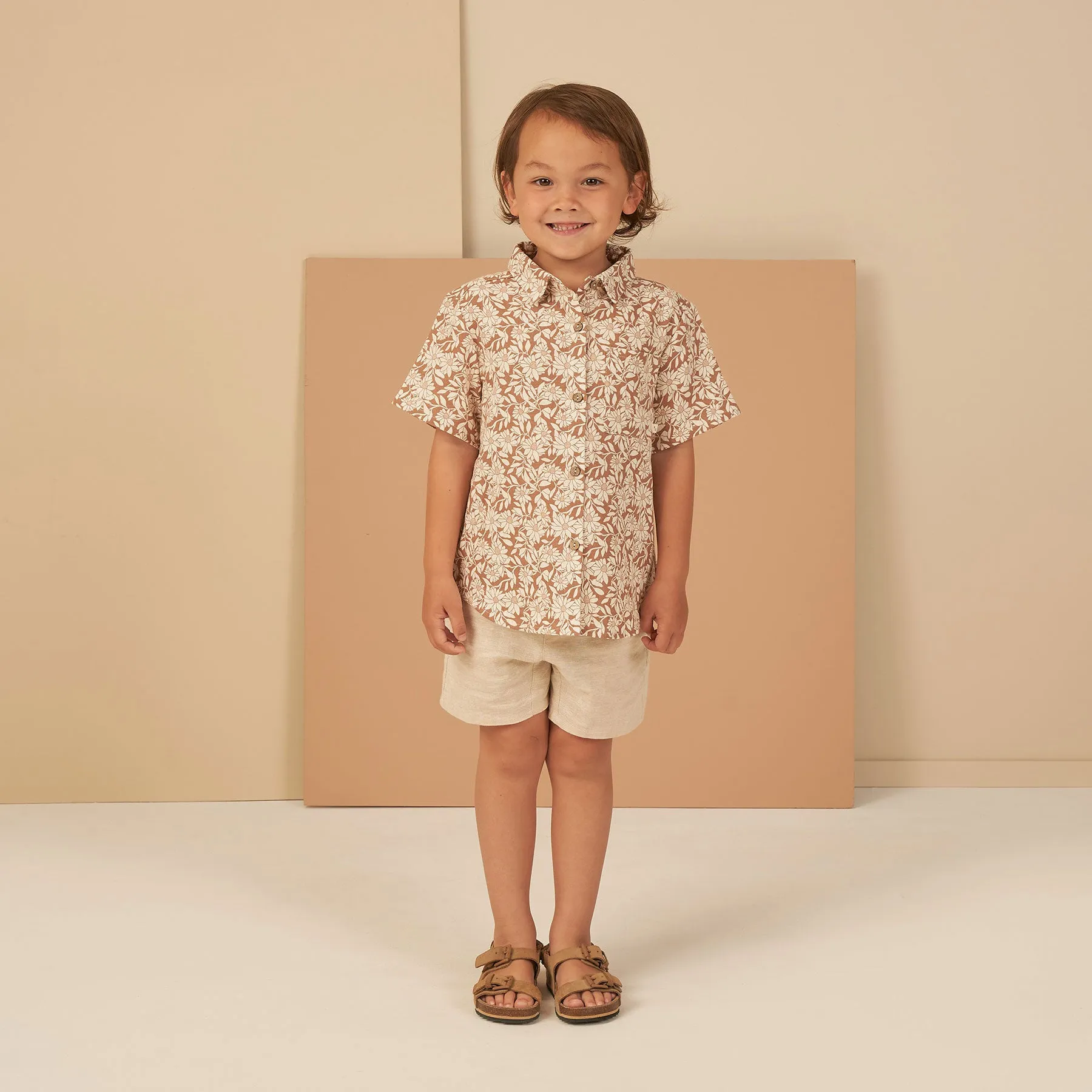 Bermuda Short - Heathered Sand - FINAL SALE