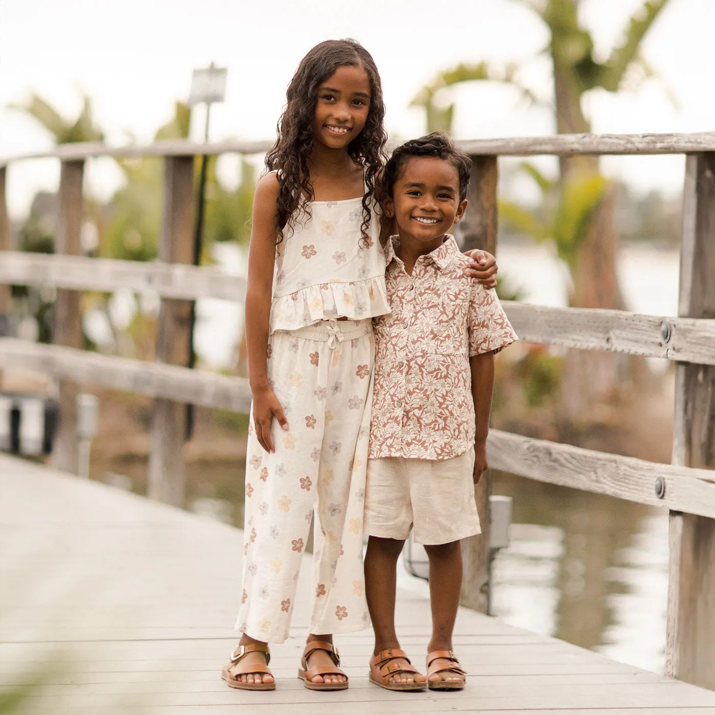 Bermuda Short - Heathered Sand - FINAL SALE