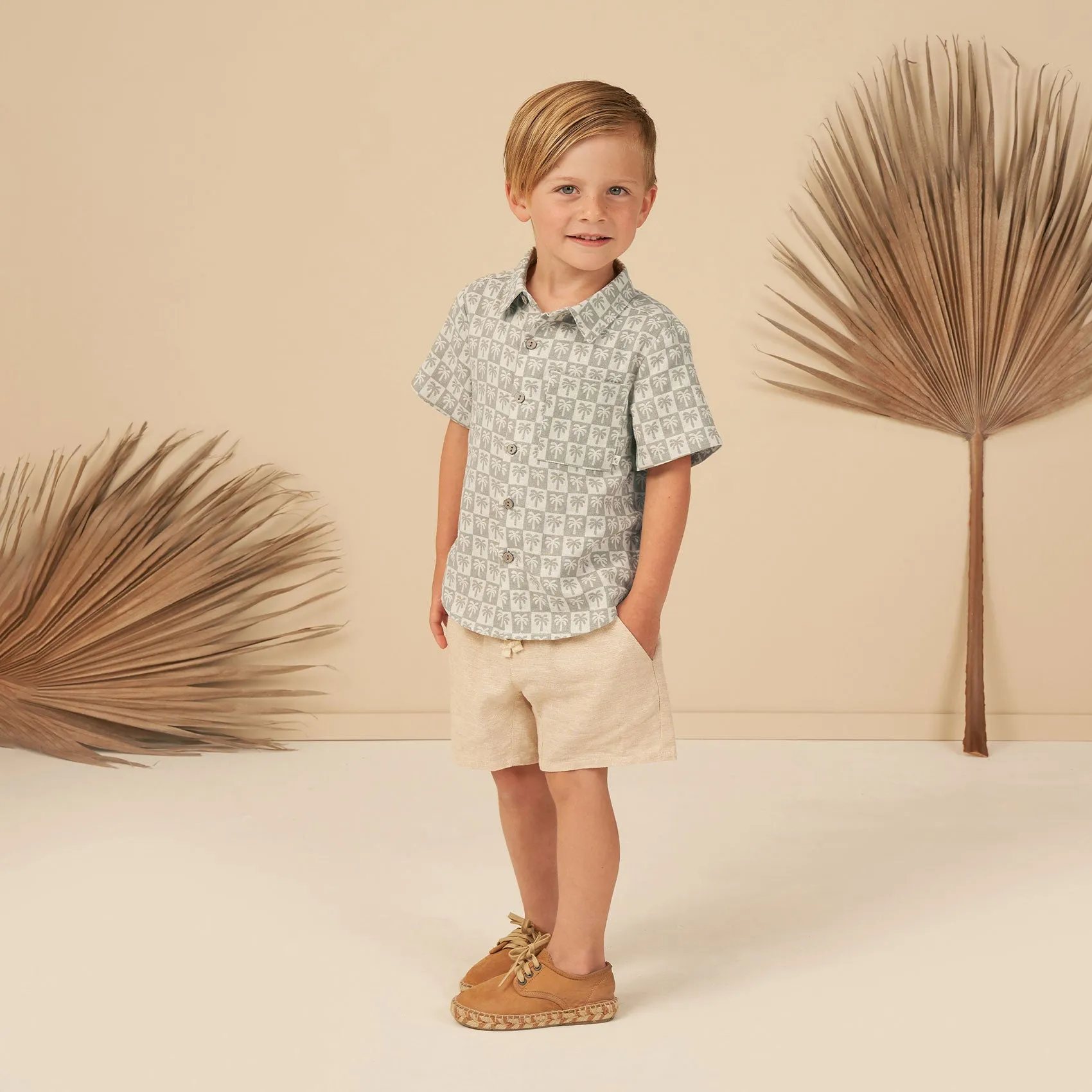 Bermuda Short - Heathered Sand - FINAL SALE