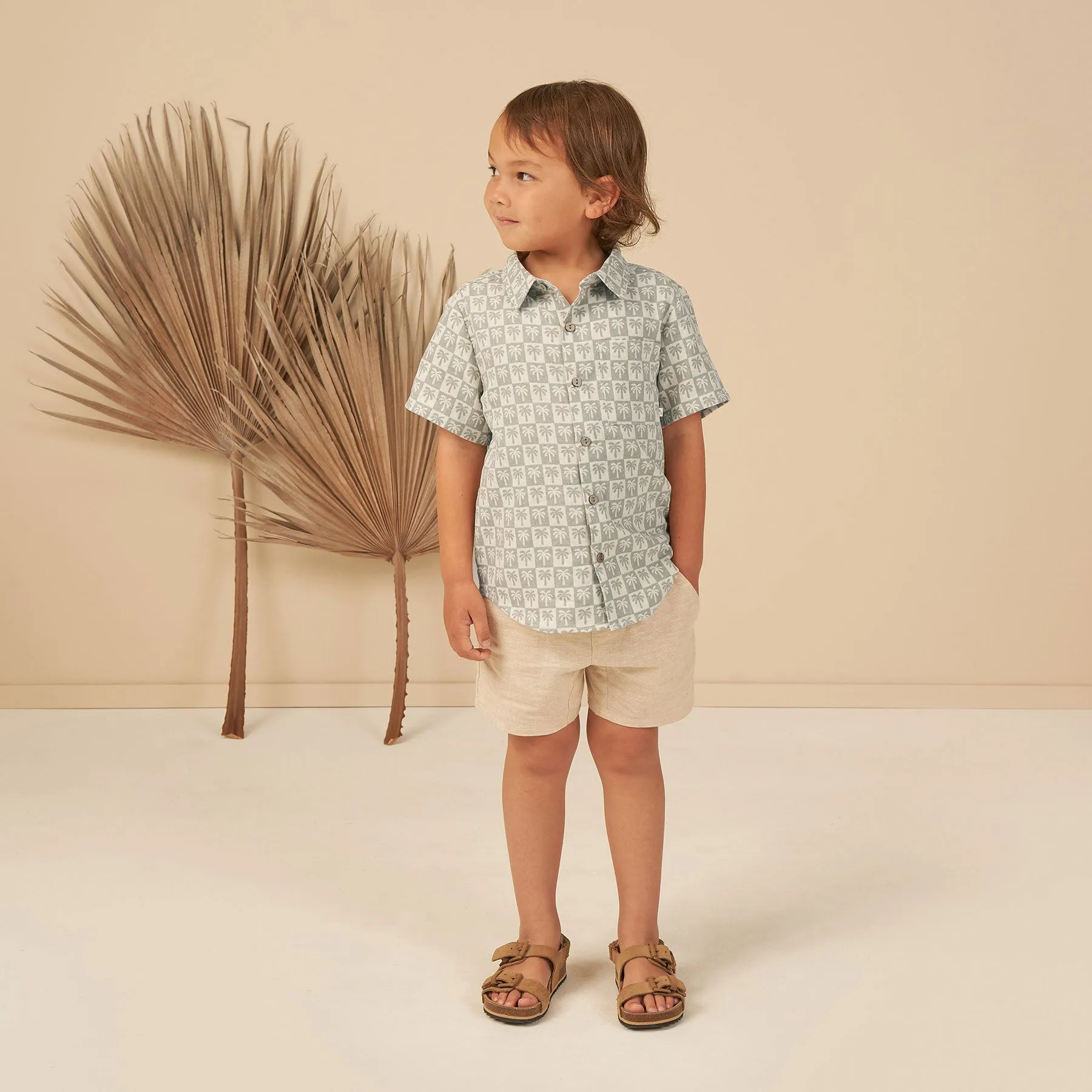 Bermuda Short - Heathered Sand - FINAL SALE