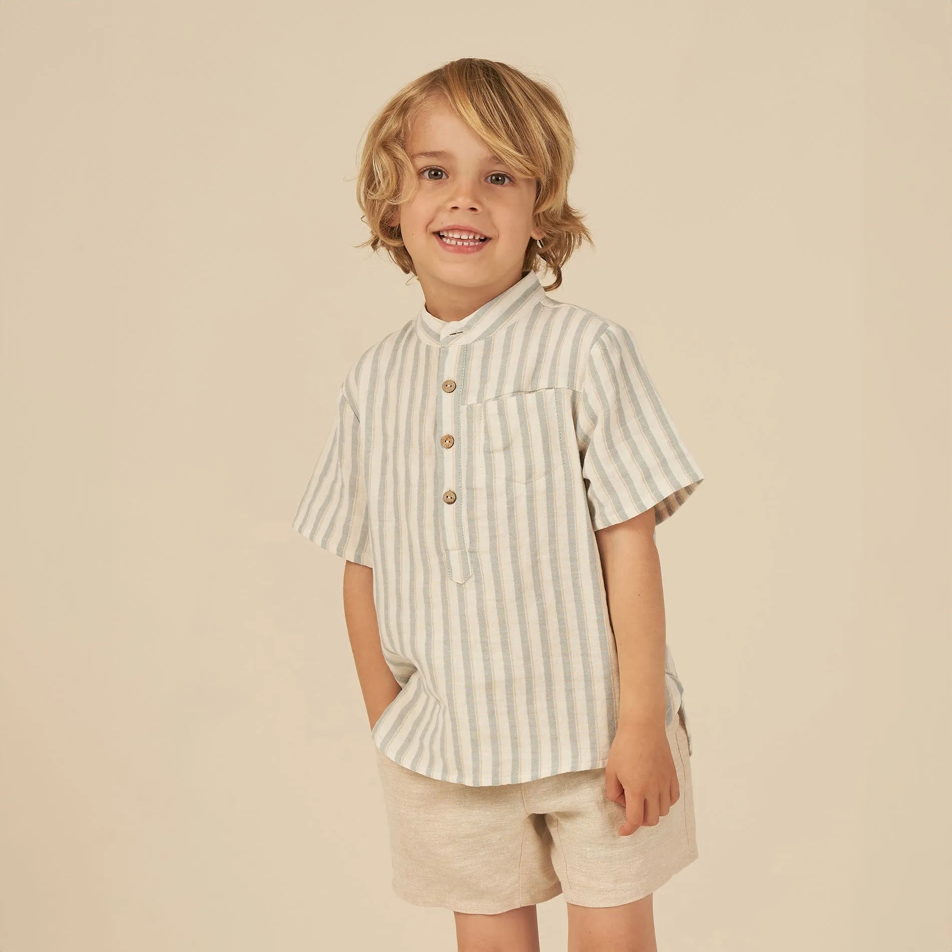Bermuda Short - Heathered Sand - FINAL SALE