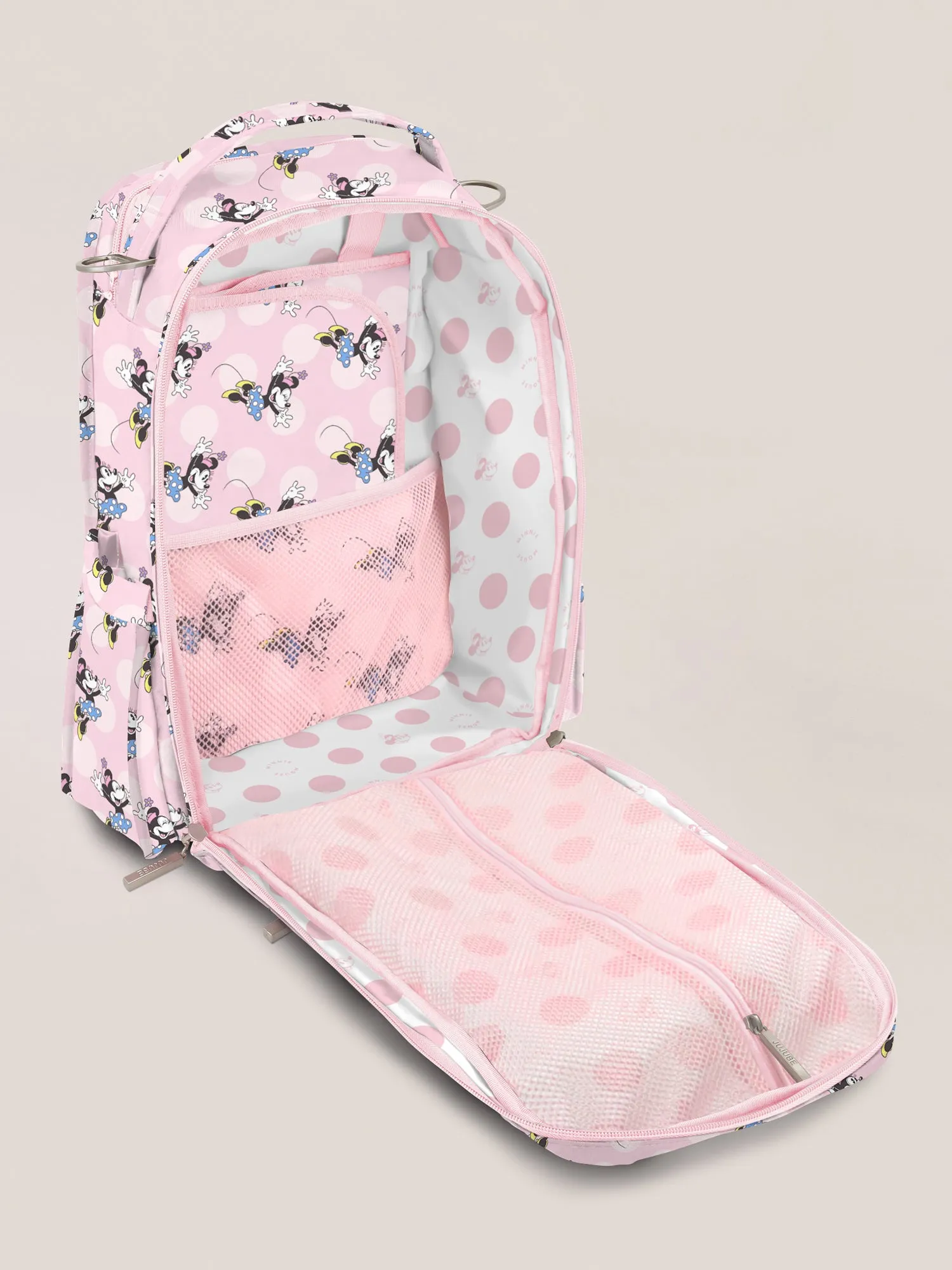 Disney Be More Minnie Be Right Back Diaper Backpack - Pink