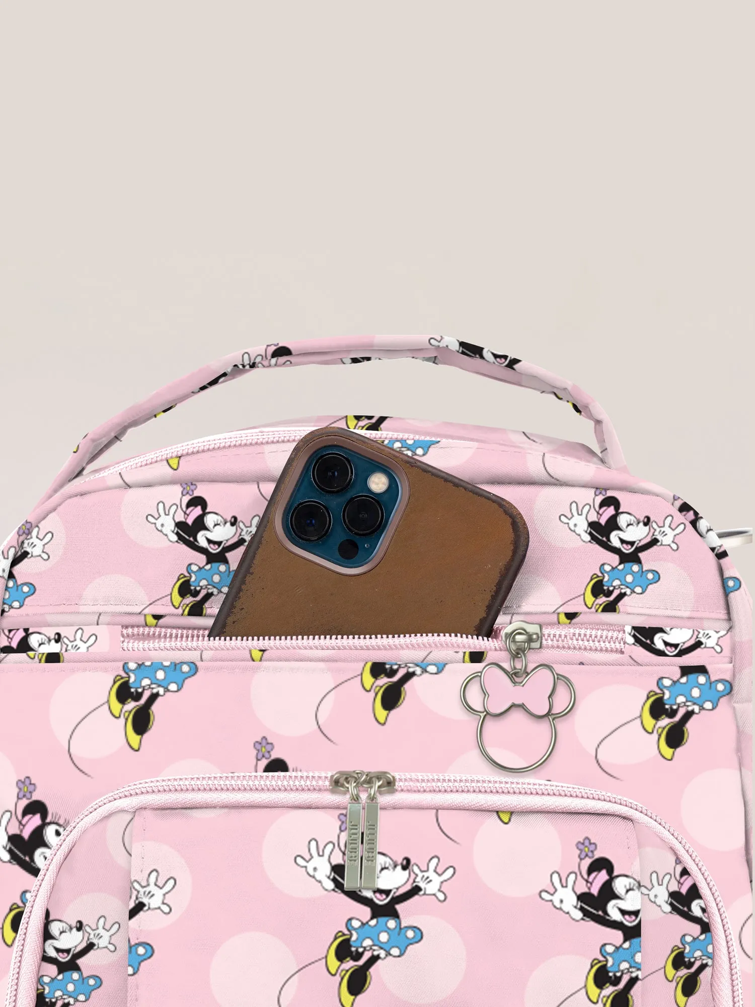 Disney Be More Minnie Be Right Back Diaper Backpack - Pink
