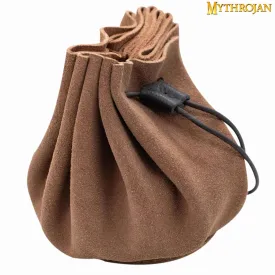 Drawstring Dice Bag - Brown