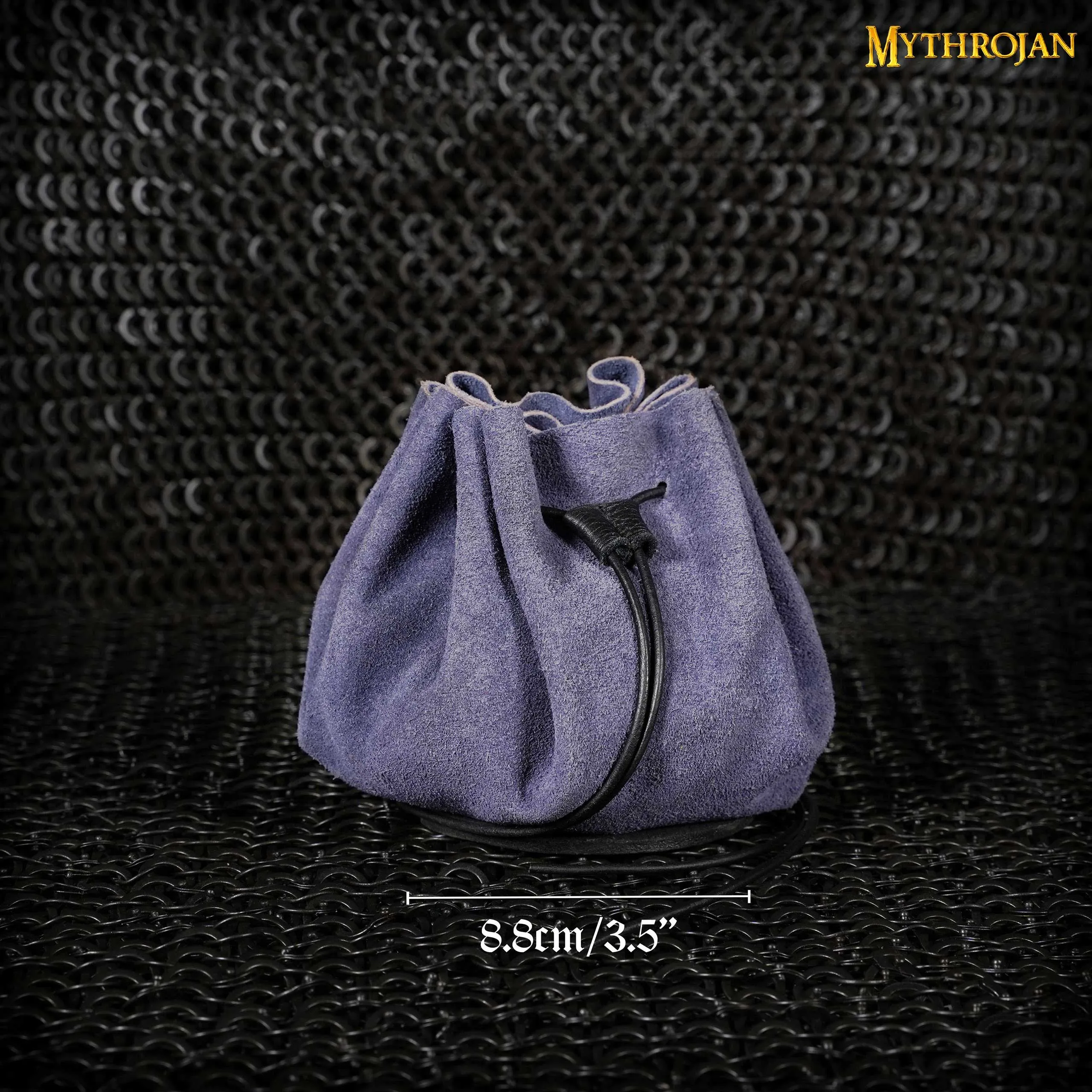 Drawstring Dice Bag - Purple