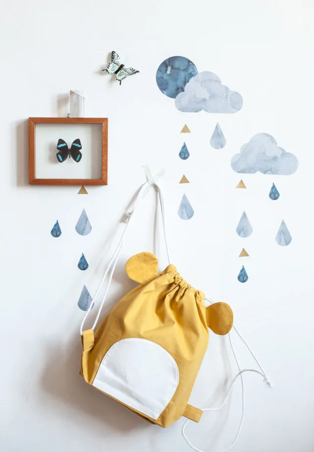 FABELAB - Drawstring Backpack - Lazy Bear