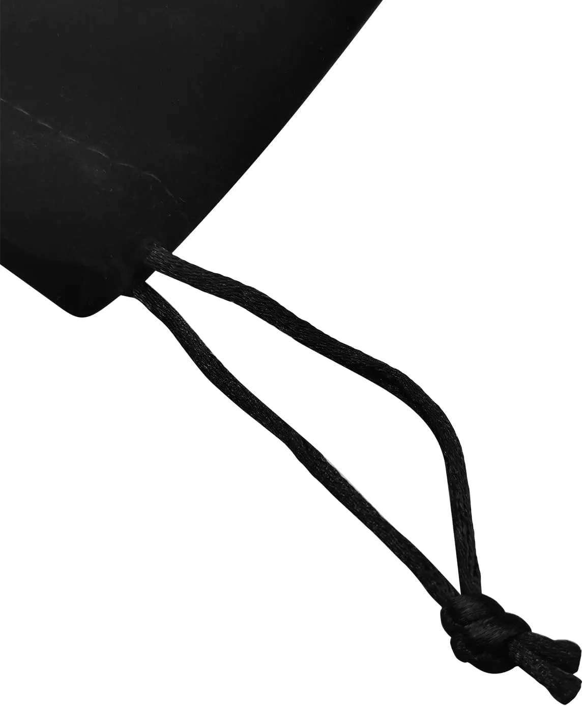 Large Black Velvet Cremains Bag - For Use Inside the Urn - Size 10" X 12" (230 Cubic Inches Capacity) - Includes a Resealable PE Material Ashes Storage Bag Suitable for All Ashes (Black, Large)