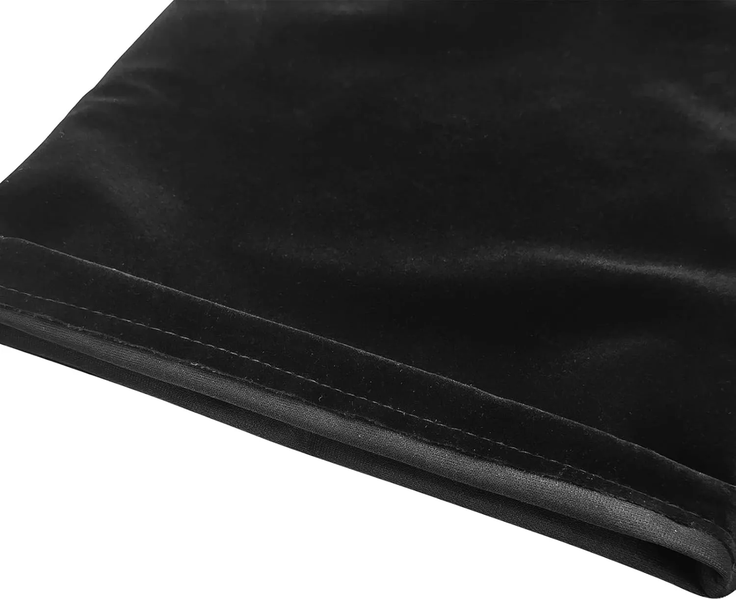 Large Black Velvet Cremains Bag - For Use Inside the Urn - Size 10" X 12" (230 Cubic Inches Capacity) - Includes a Resealable PE Material Ashes Storage Bag Suitable for All Ashes (Black, Large)