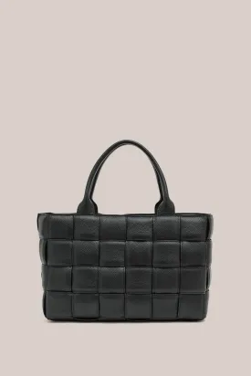 Margot XL Black Woven Tote