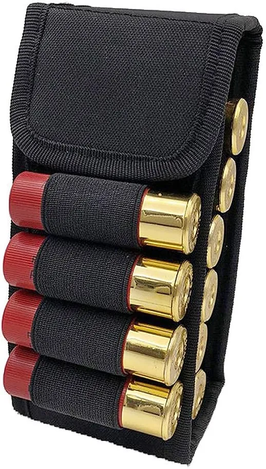 MOLLE Bullets Bag 16 Rounds Shotshell Nylon Accessory Bag for Belt Waistband Magazine