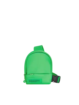Nylon Cross-Body Bag—jade green