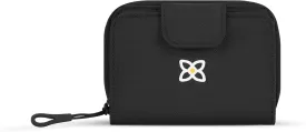 Sherpani Barcelona, Small Nylon Bifold Zipper Pocket Wallet for Women, Travel Bag, RFID Protection