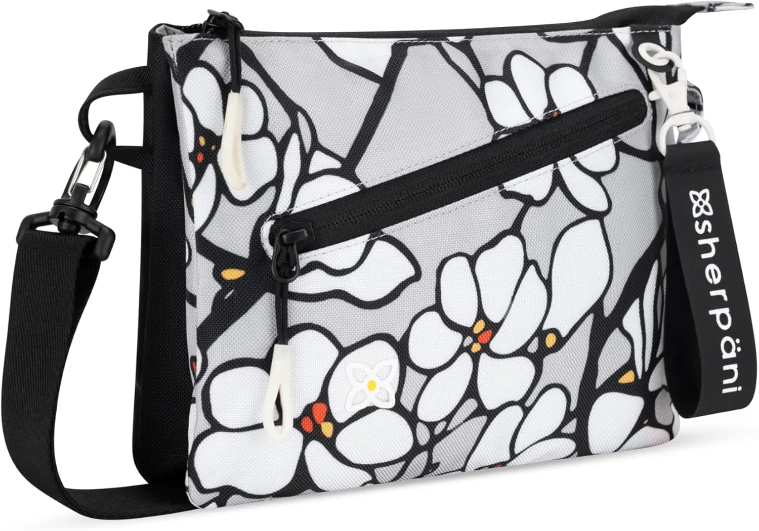 Sherpani Zoom, Small Crossbody Purse, Nylon Crossbody Bag, Lightweight Cross Body Bag, Sleek Dual Pouch, Purses for Women
