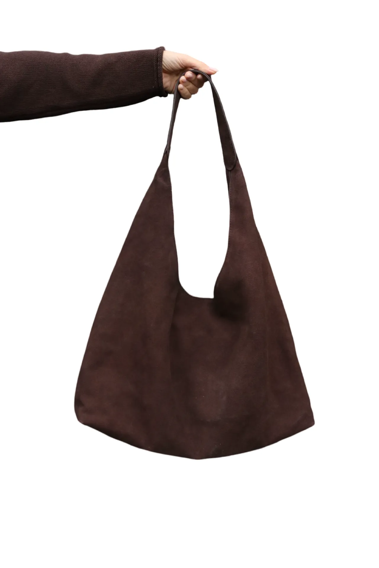 The Mauve Suede Tote