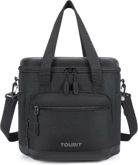 TOURIT Insulated Cooler Bag: 20 Cans Soft Portable Leakproof Lunch Cooler Beach Travel Picnic Camping