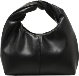 Verdusa Women's Ruched Hobo Mini Handbag Clutch Purse Dumpling Pouch Bag