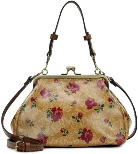 Vintage Rose Tooled Frame Bag - Annie