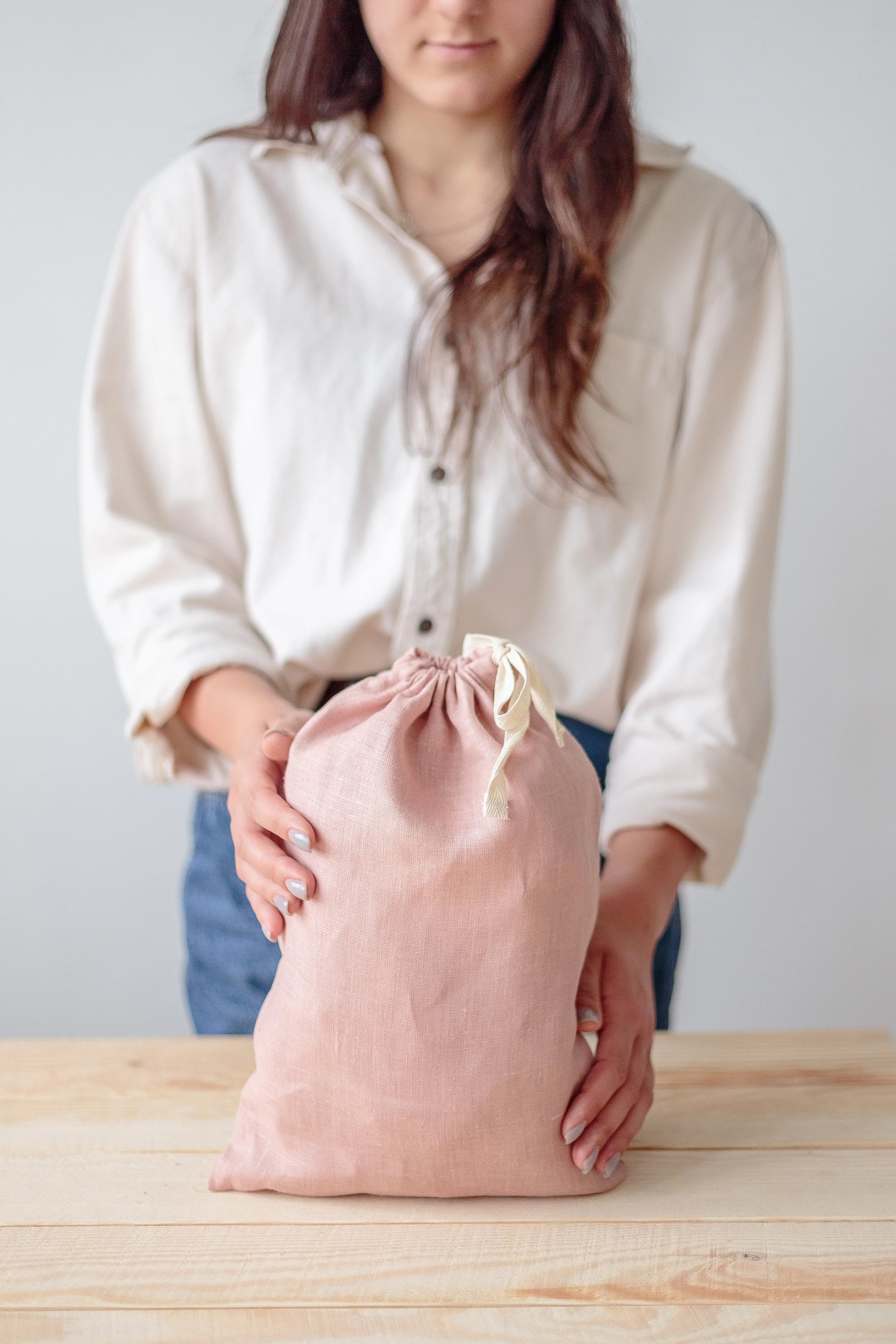 Woodrose Linen Storage Bag
